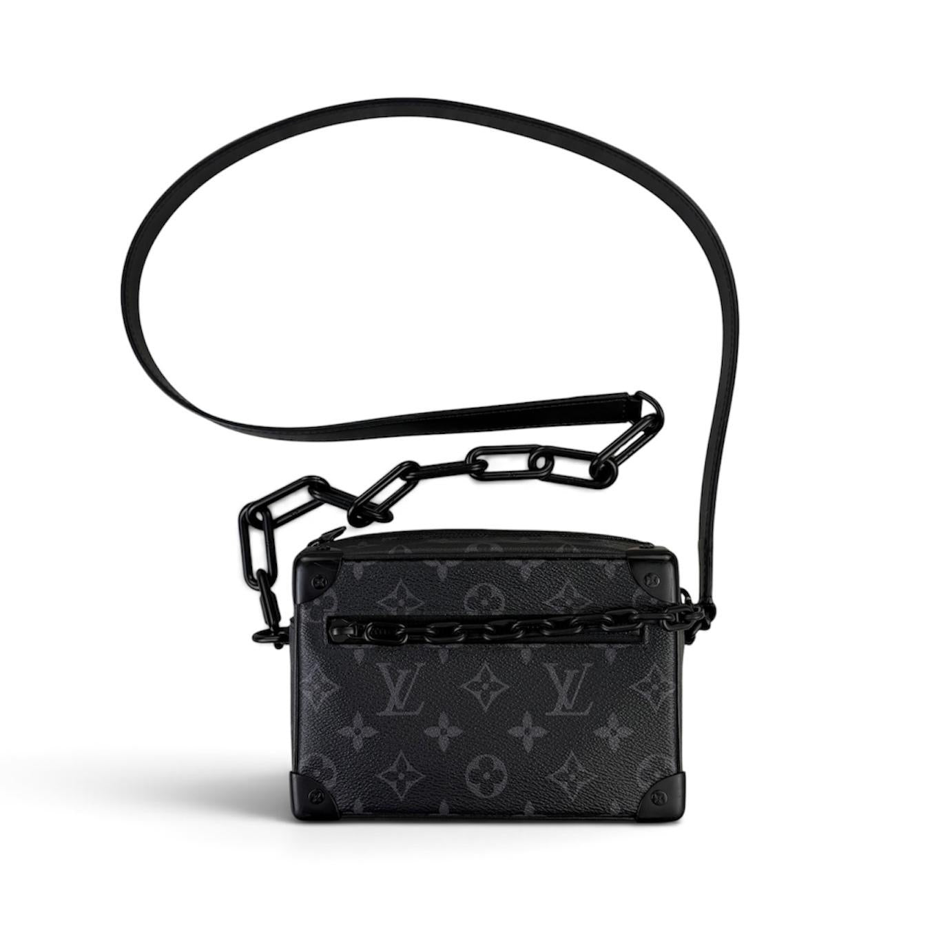 Louis Vuitton Men’s Black Monogram Mini Soft Trunk Bag