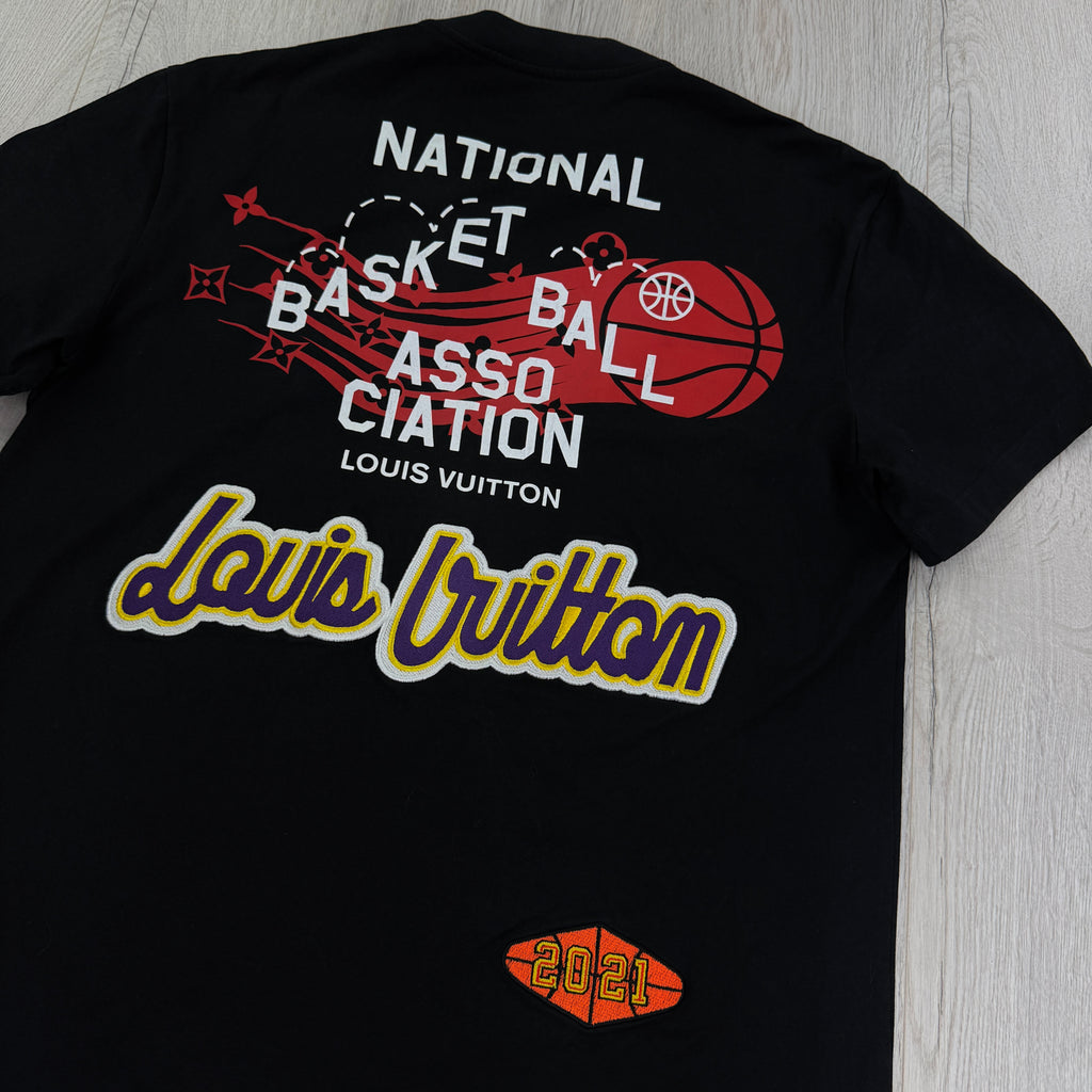 Louis Vuitton x NBA Black T-shirt - Medium