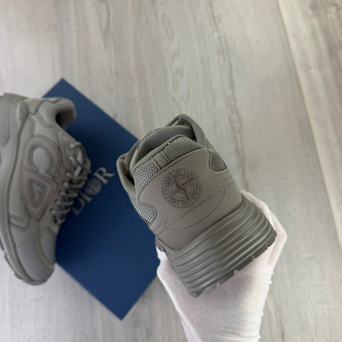 Stone Island x Dior B30 Men’s Grey Trainers - 44 (Uk 10)