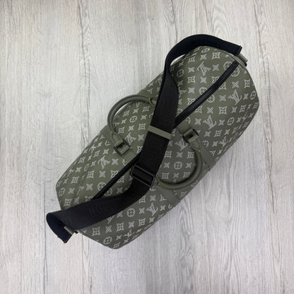 Louis Vuitton Monogram Shadow Green Keepall Bandoulière 50 Bag