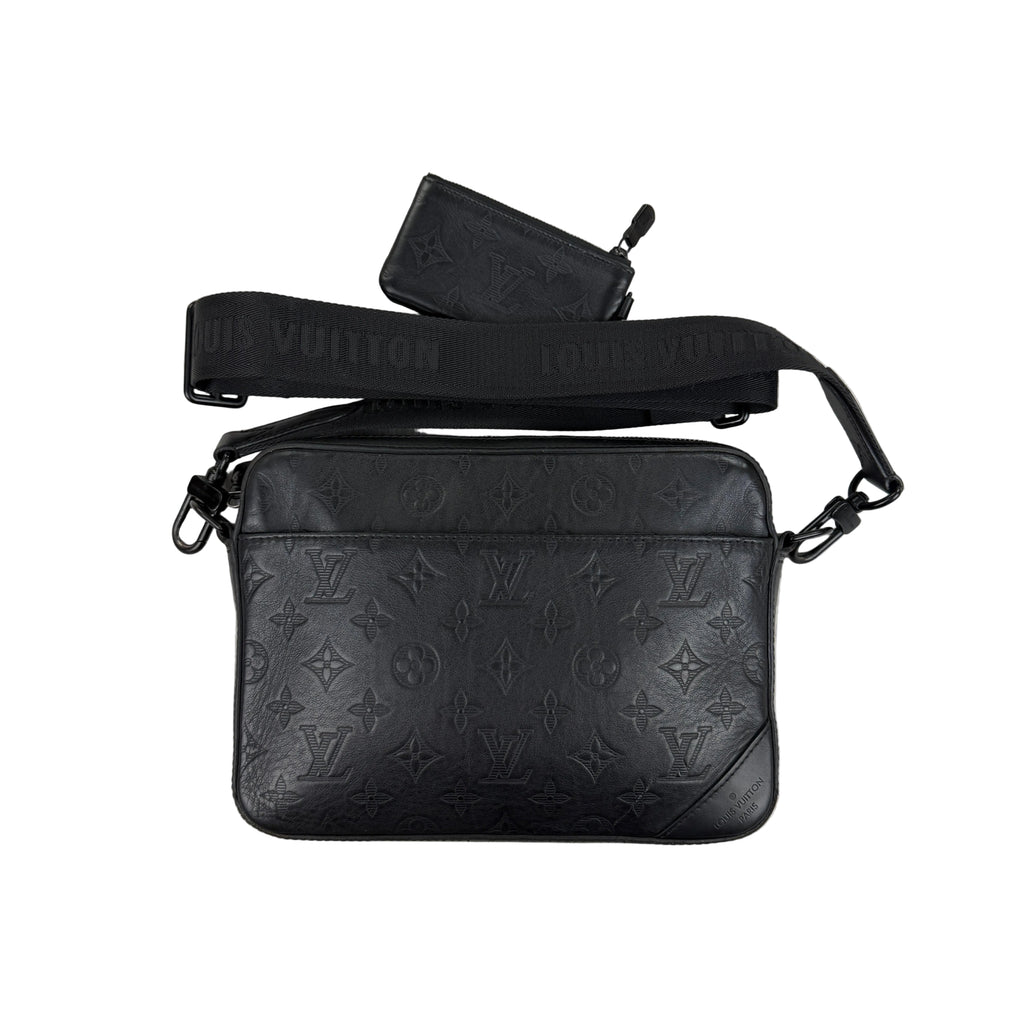 Louis Vuitton Men’s Shadow Black Monogram Duo Messenger Bag