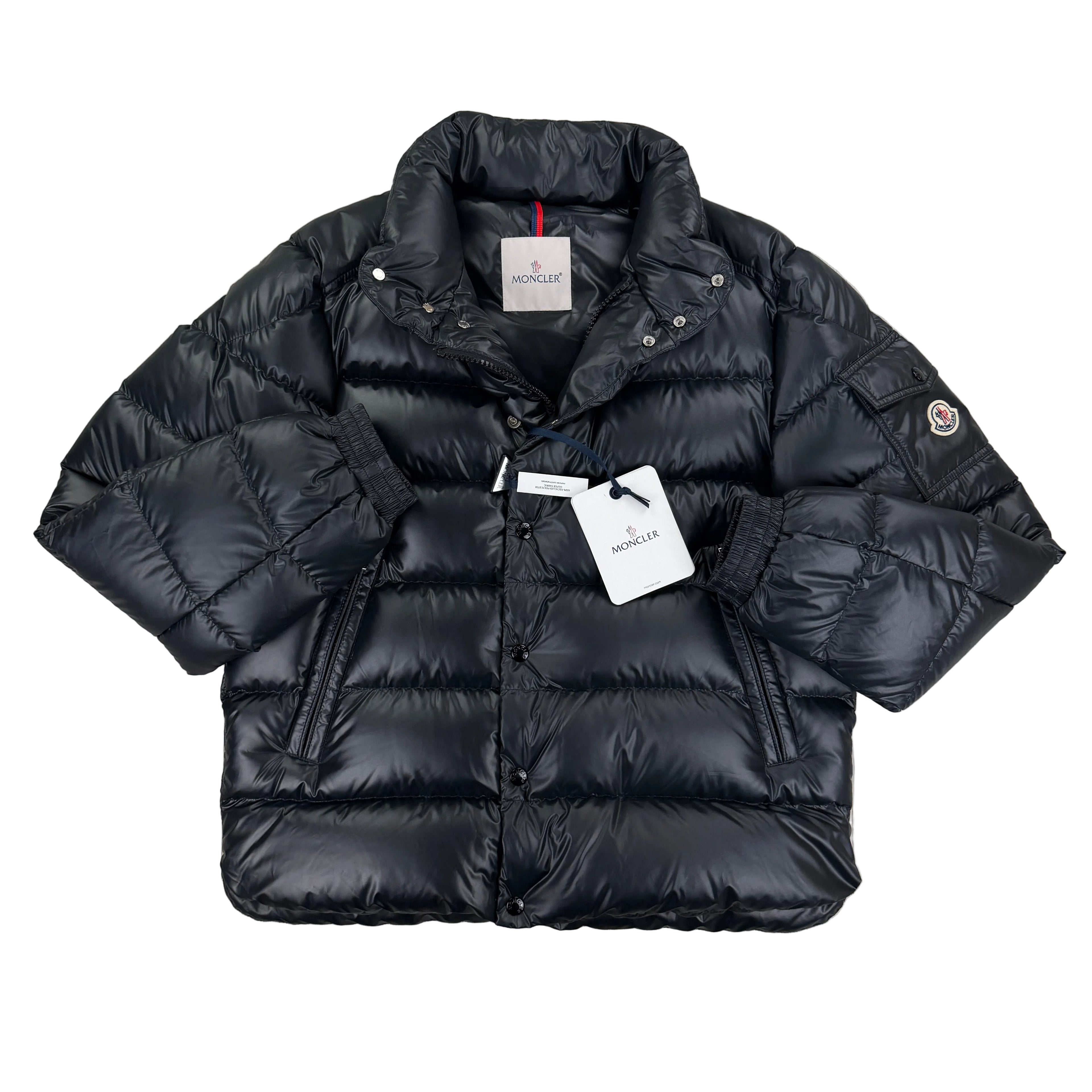 Moncler Men’s Lule Black Zip-up Down Jacket