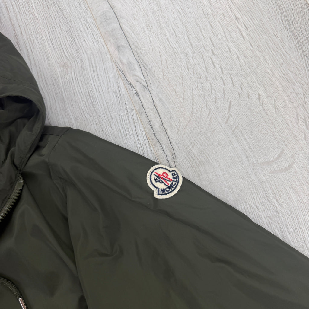 Moncler Men’s Khaki Green Grimpeurs Zip-up Jacket - Size 2