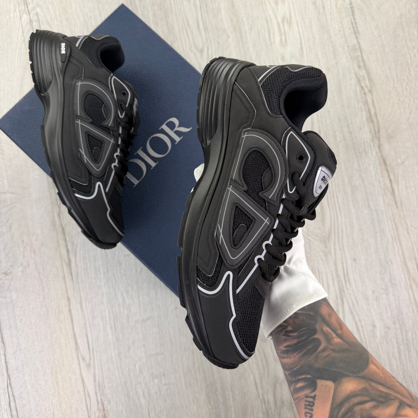 Dior B30 Men’s Triple Black Trainers
