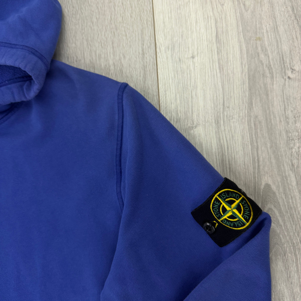 Stone Island Men’s Royal Blue Hoodie & Shorts Set - Large