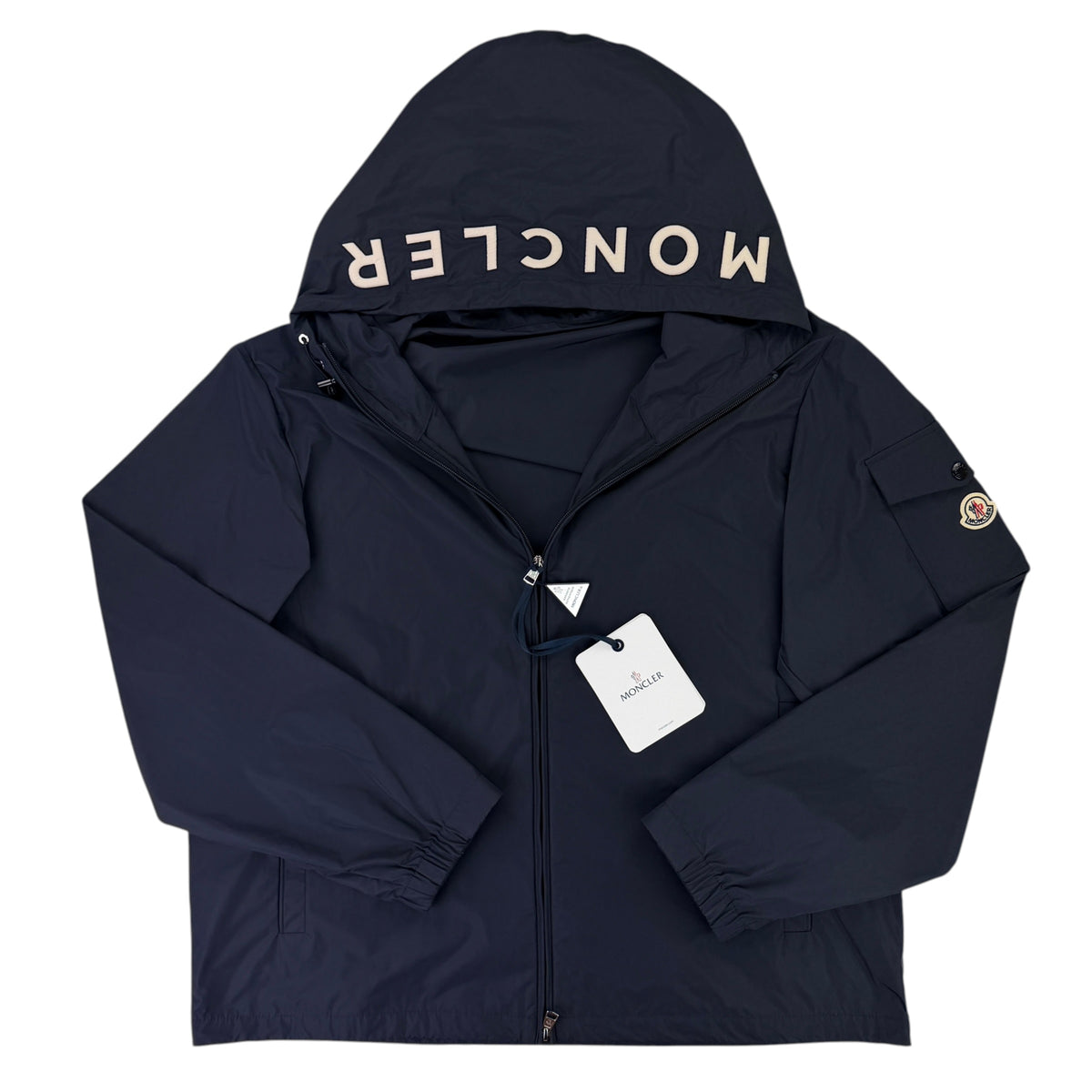 Moncler Men’s Navy Sassiere Hooded Zip-up Jacket - Size 5 (Copy)