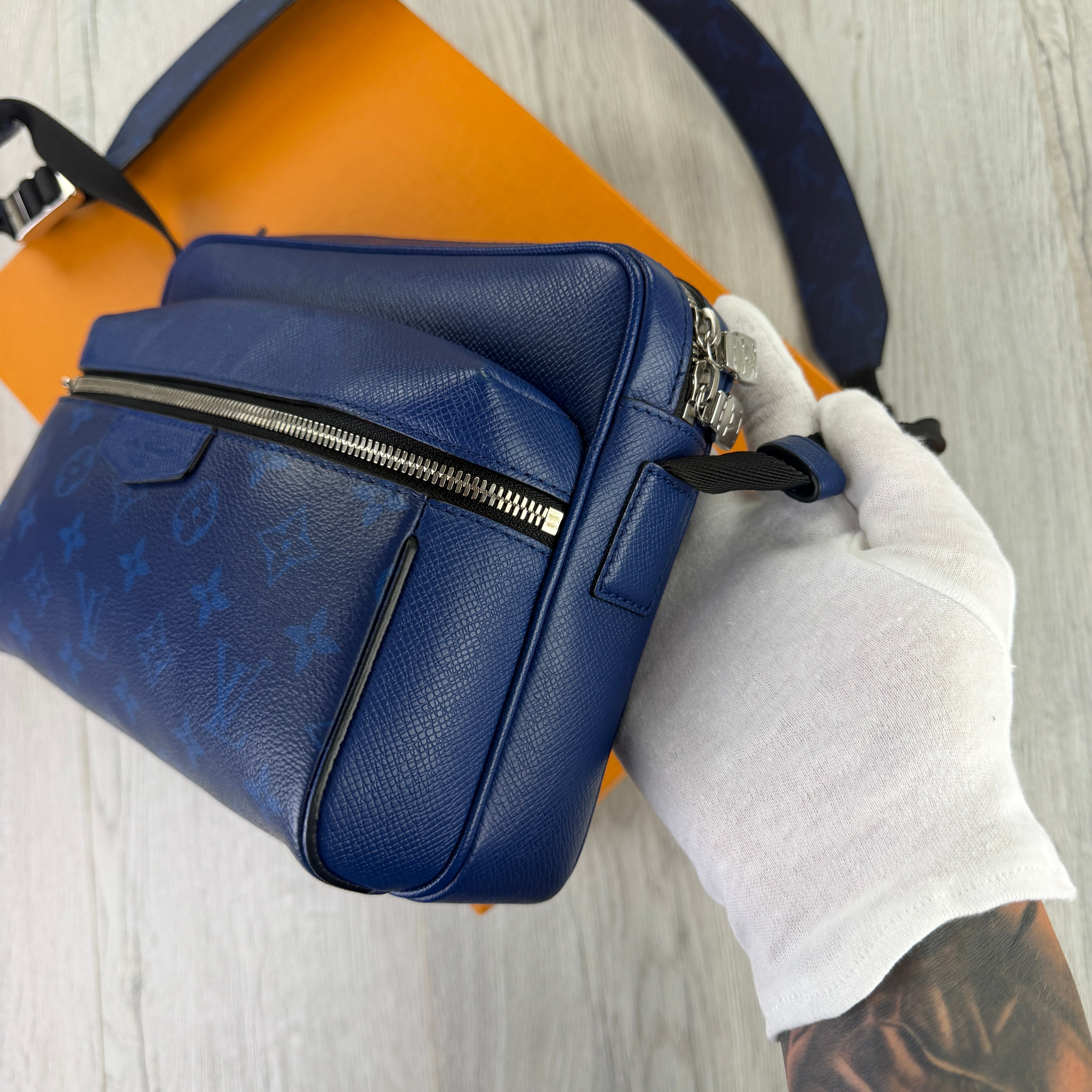 Louis Vuitton Men’s Blue Monogram Outdoor Messenger Bag