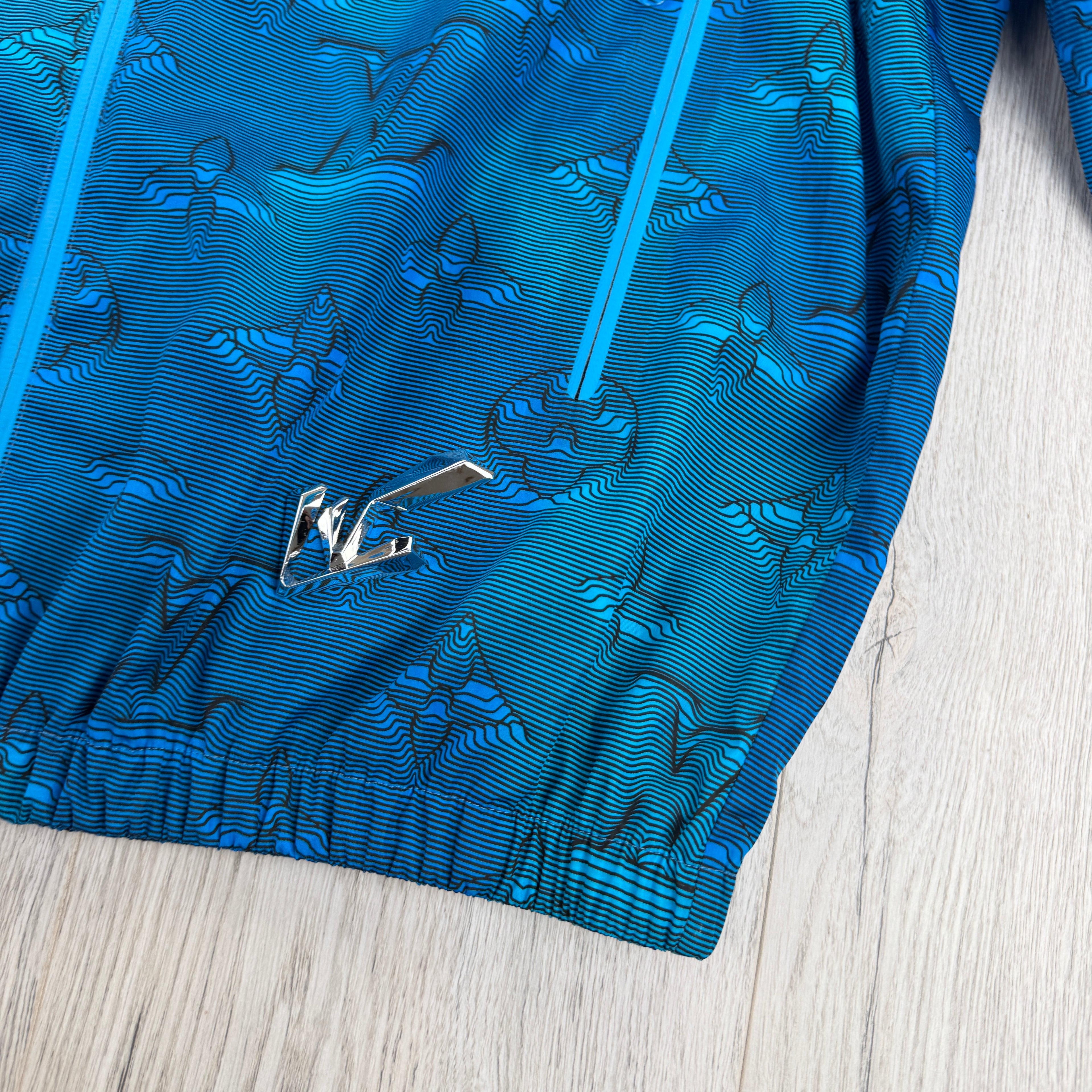 Louis Vuitton Men’s Blue 2054 Monogram Zip-up Windbreaker - 48 (Medium)