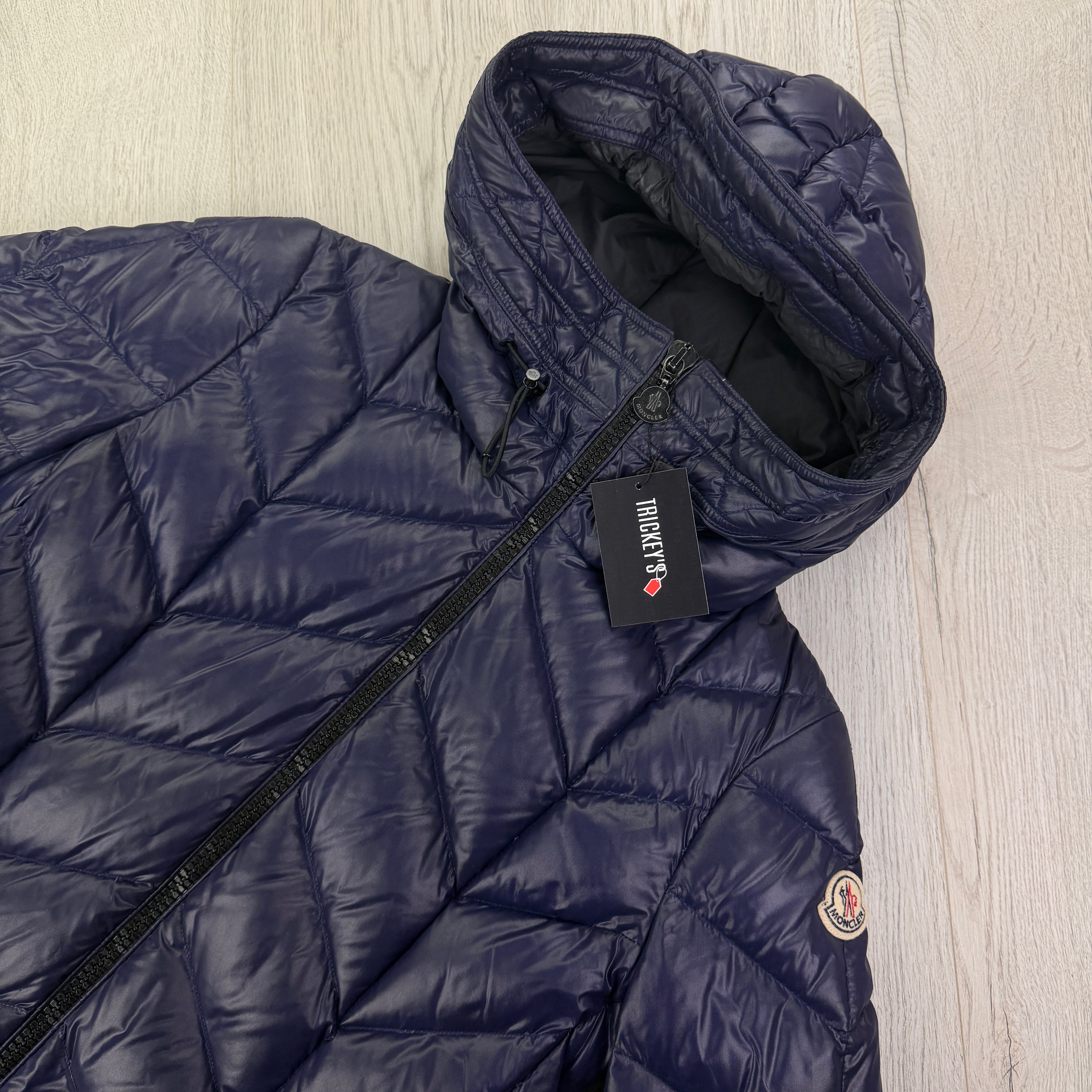 Moncler Women’s Badete Navy Zip-up Jacket - Size 4