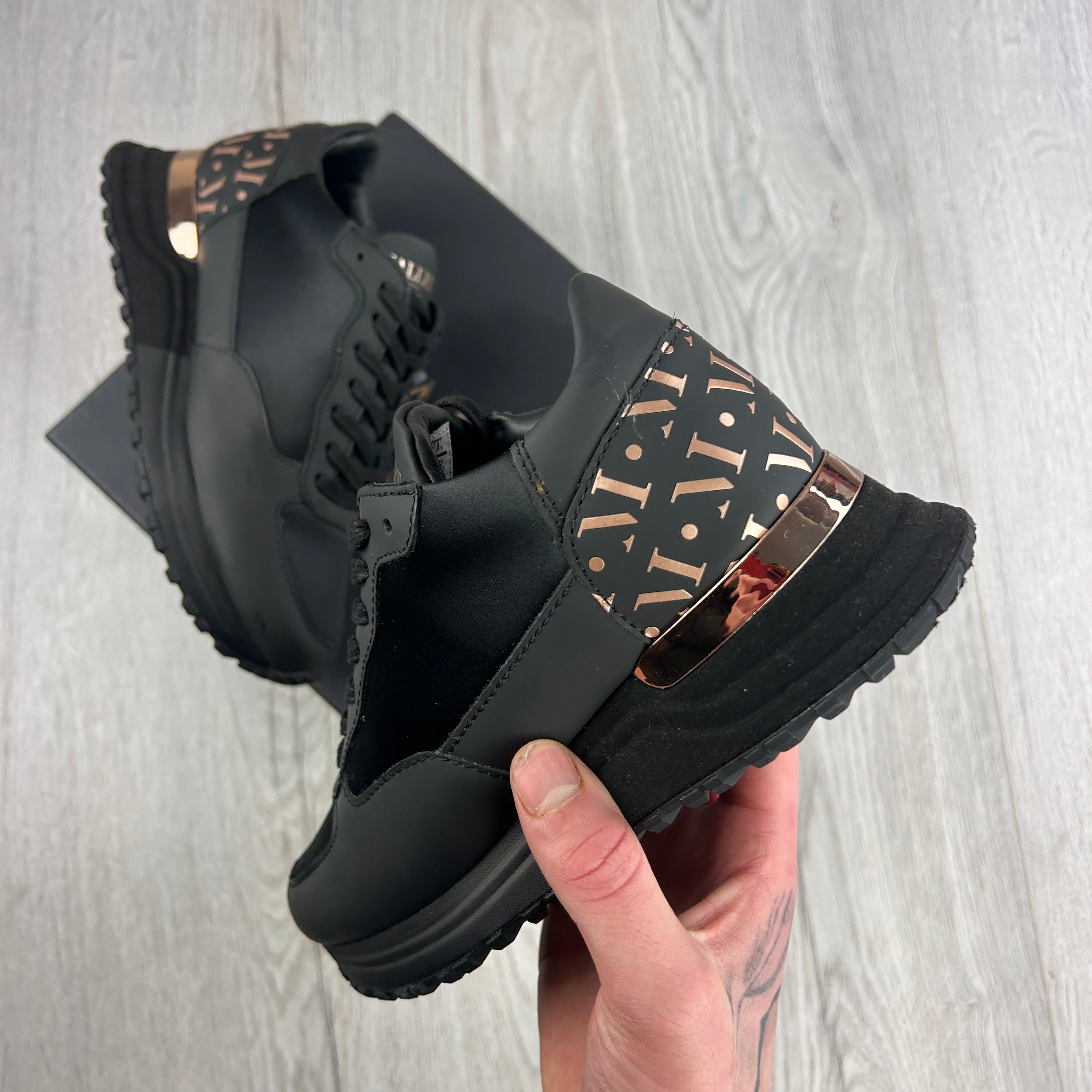 Mallet London Women’s Black Rose Gold - Uk 3