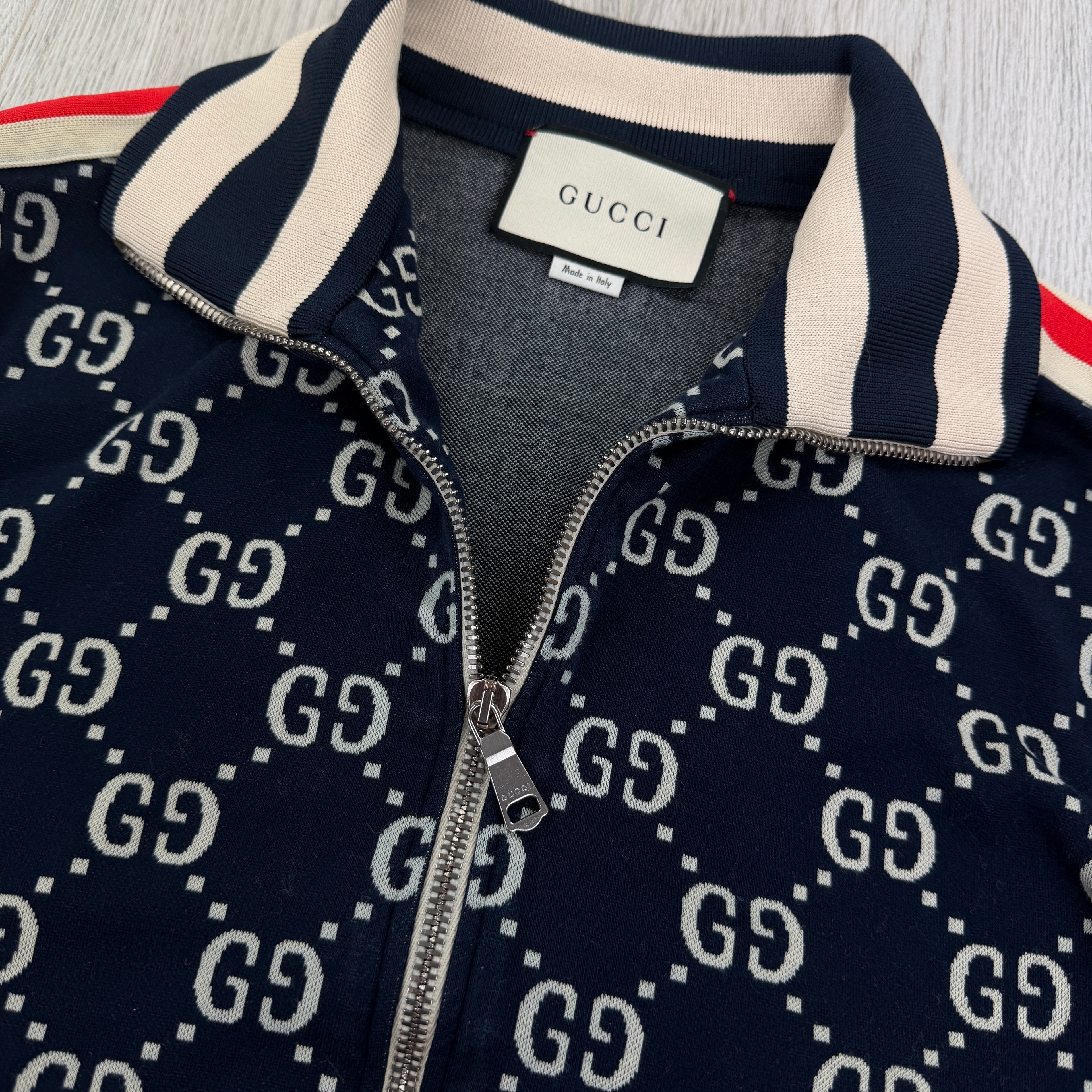 Gucci Men’s Zip-up GG Interlocking Full Tracksuit - Small Fit