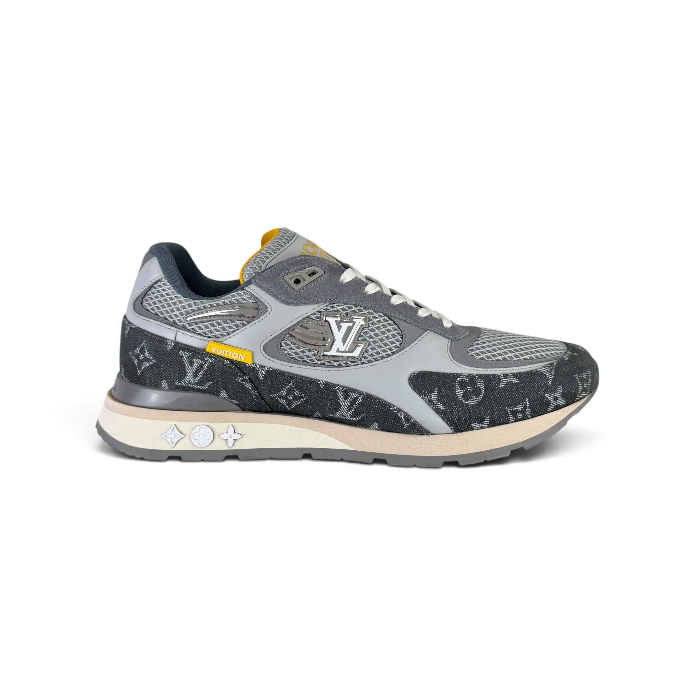 Louis Vuitton Men’s Grey Run Away Trainers - Uk 11
