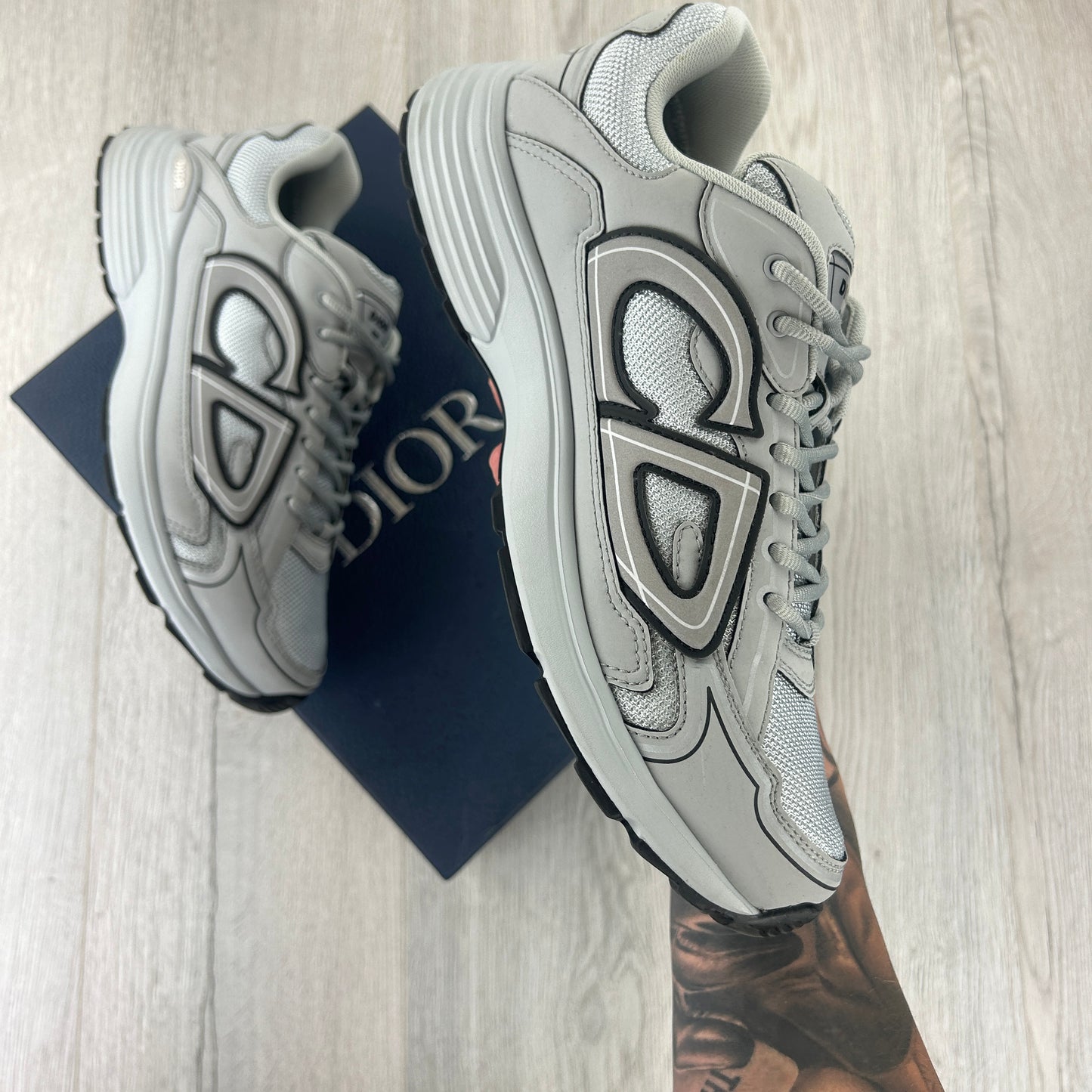 Dior B30 Men’s All Grey Trainers - 42.5 (Fit Uk 8.5)