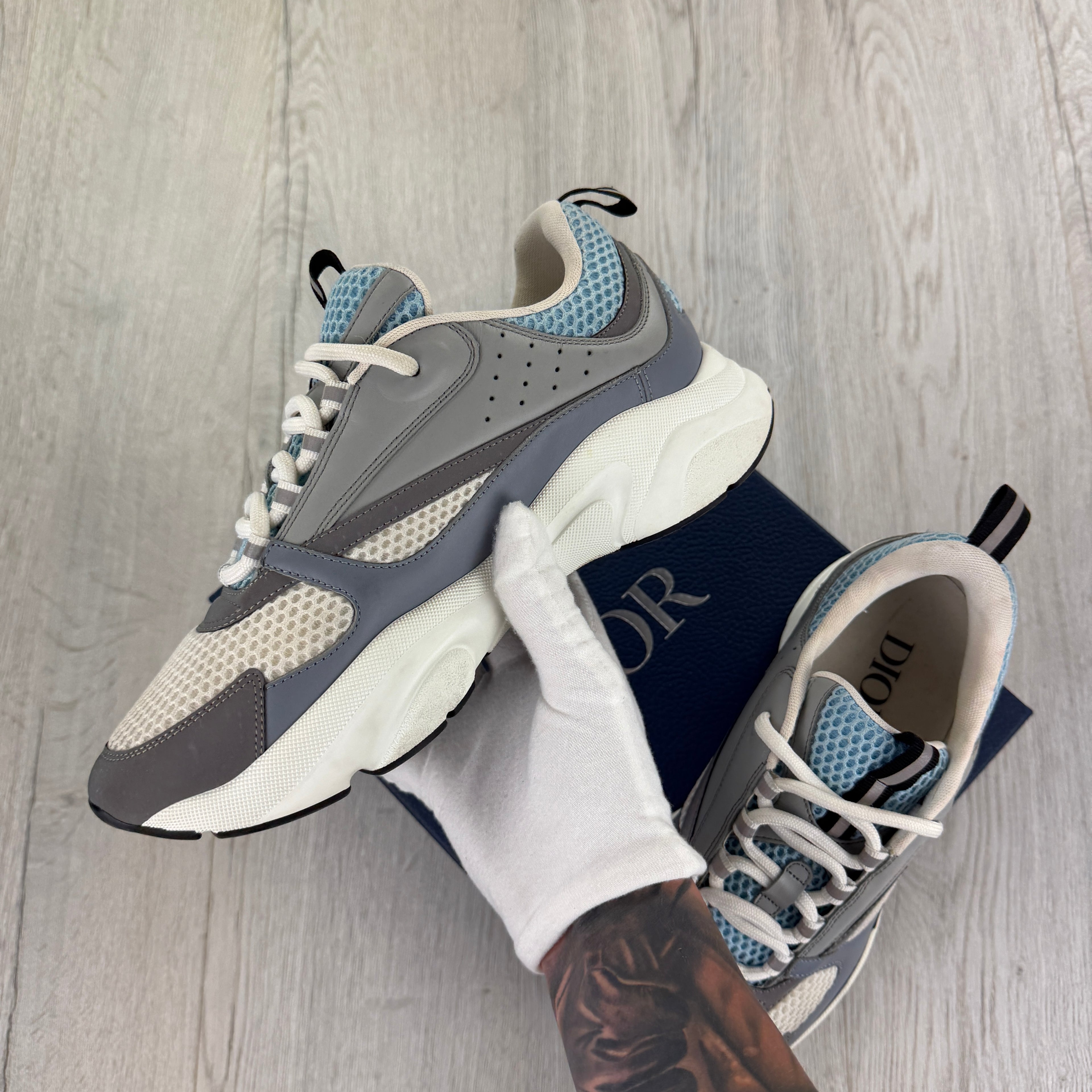 Dior B22 Men’s Baby Blue Runners - 43 (Fit Uk 8.5)