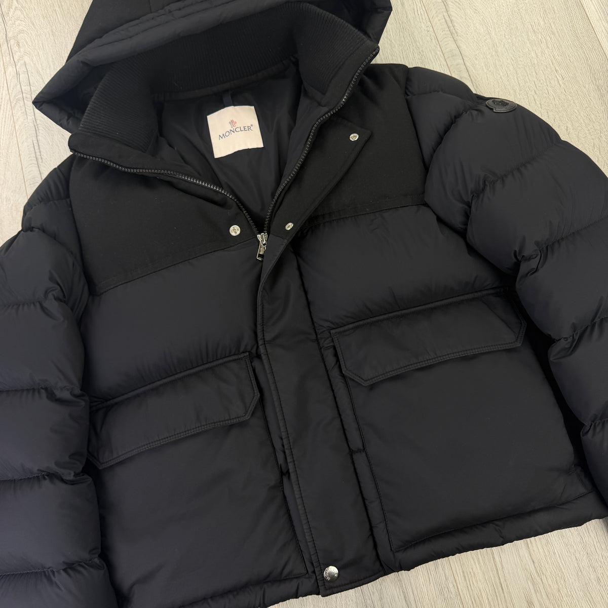 Moncler Men’s Mussala Giubbotto Black Down Jacket - Size 2
