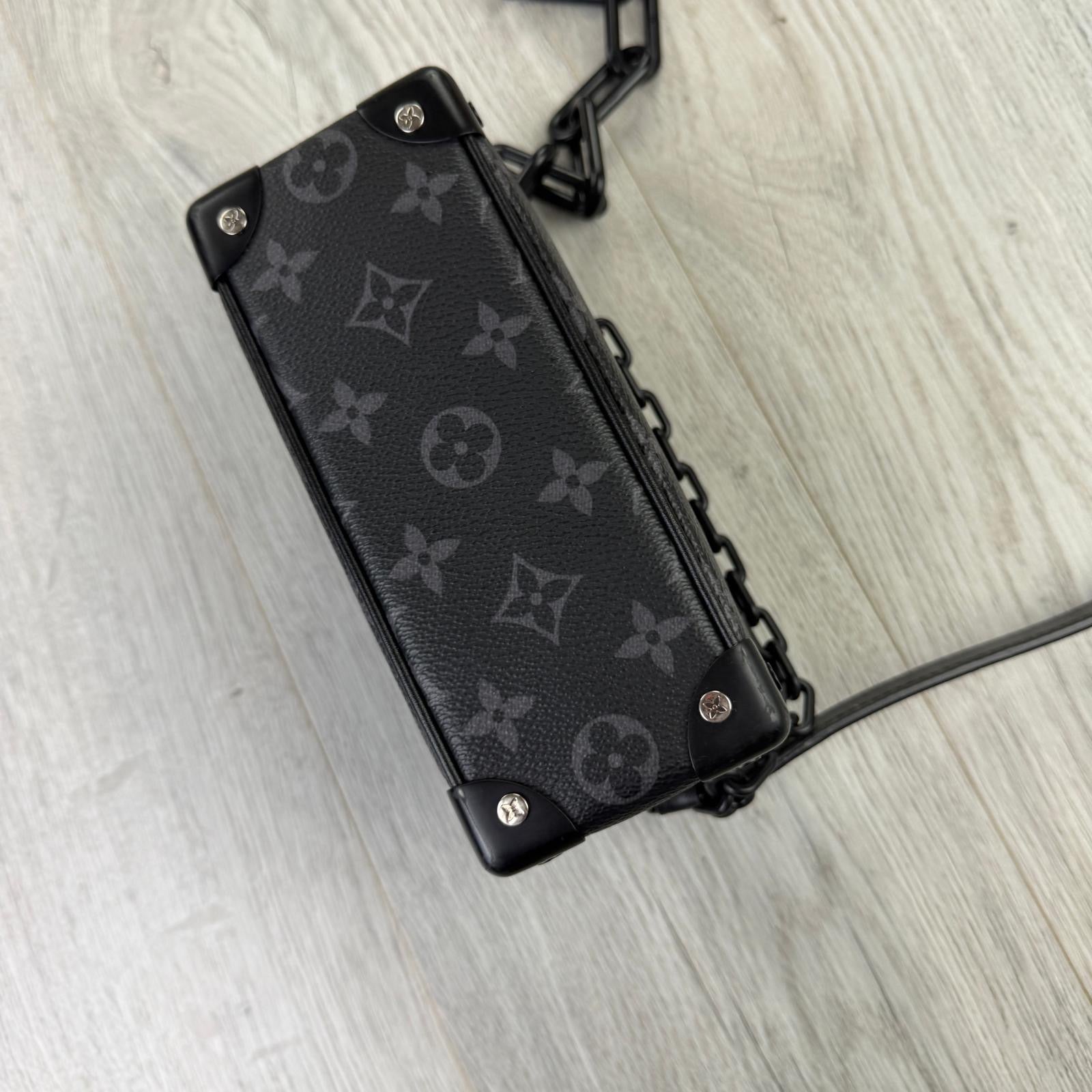 Louis Vuitton Men’s Black Monogram Mini Soft Trunk Bag