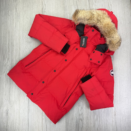 Canada Goose Men’s Red Wyndham Jacket - Medium