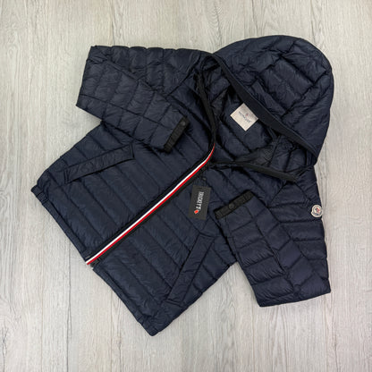 Moncler Morvan Men’s Navy Padded Down Jacket - Size 4