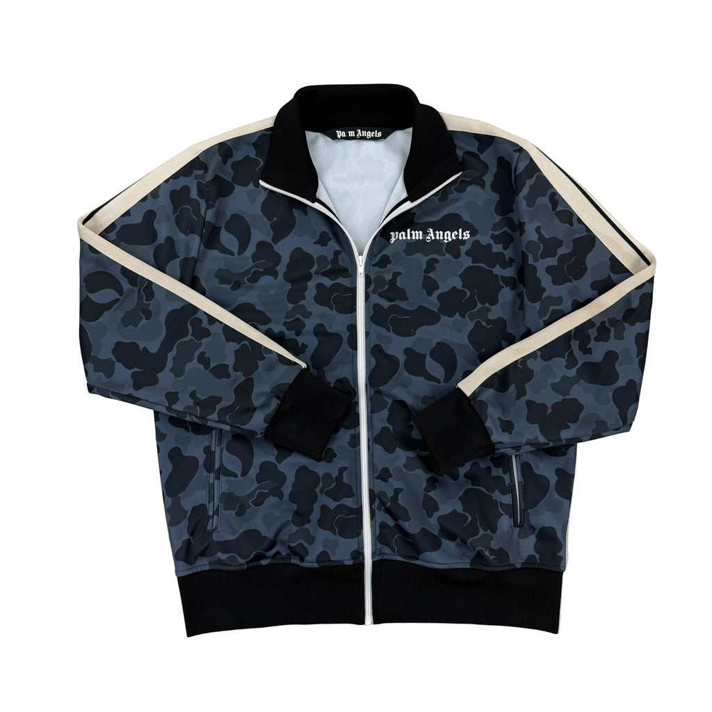 Palm Angels Men’s Camo Zip-up Track Jacket - XL Slim