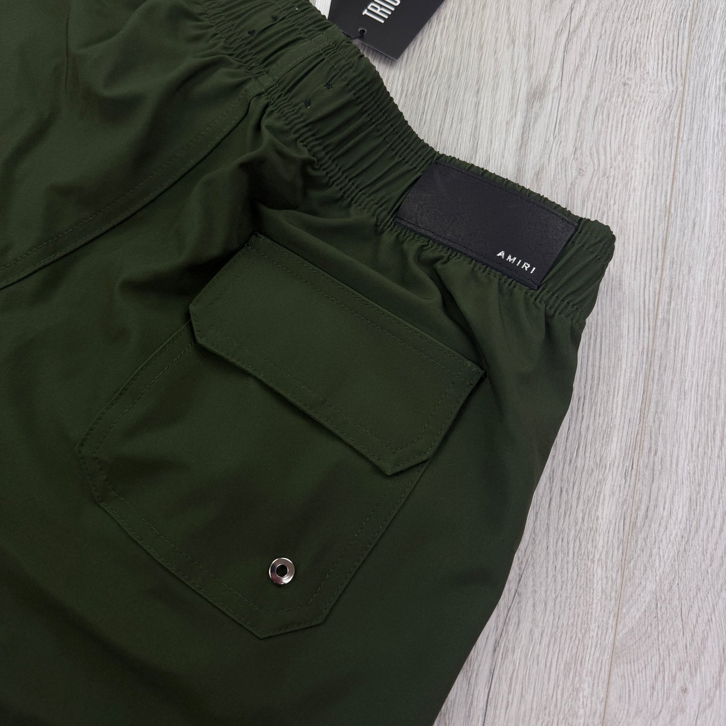 Amiri Men’s Khaki Swim Shorts