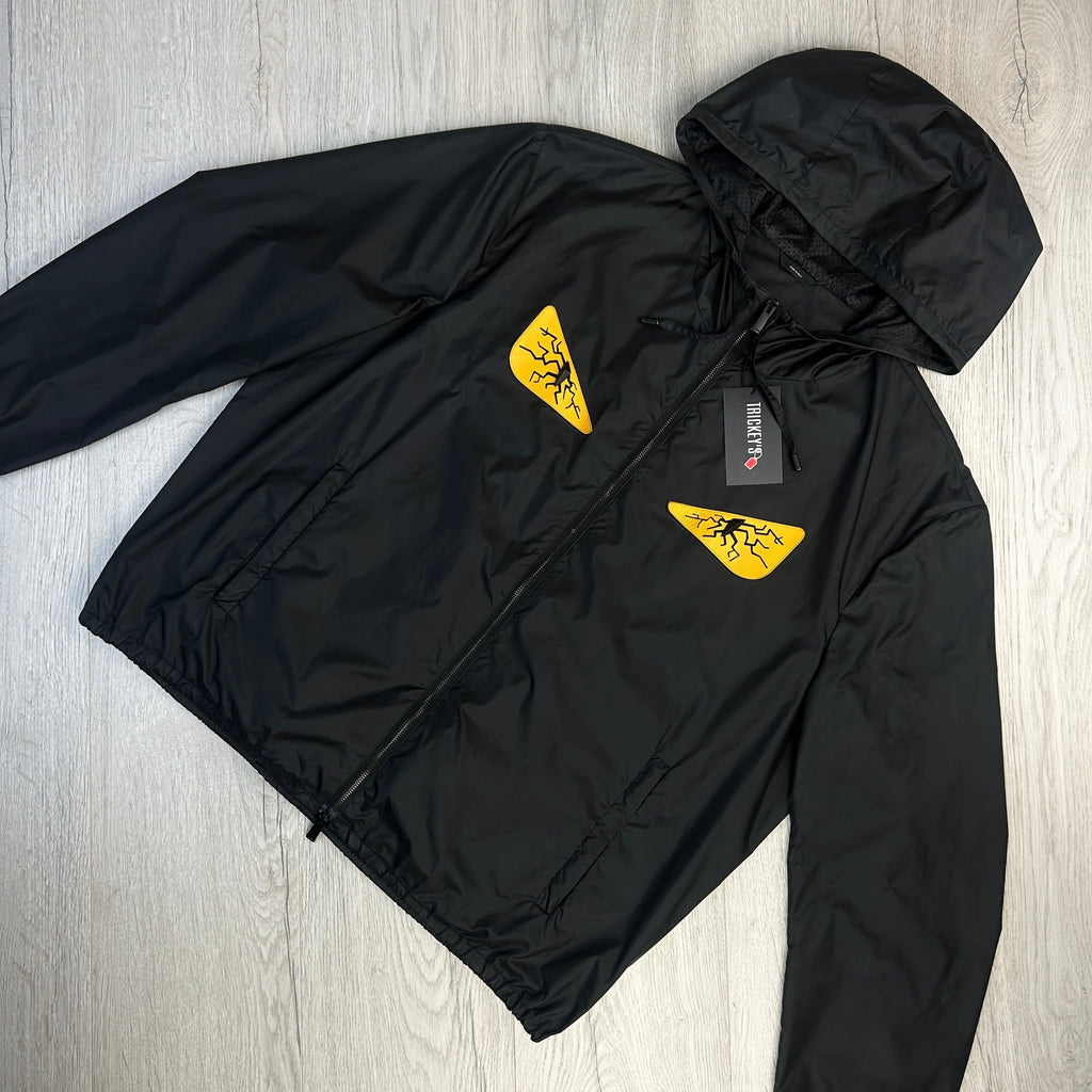 Fendi Men’s Black Zip-up Bug Eyed Windbreaker Jacket - XL