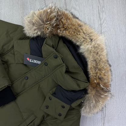 Canada Goose Men’s Khaki Green Wyndham Parker Jacket - Small Fusion