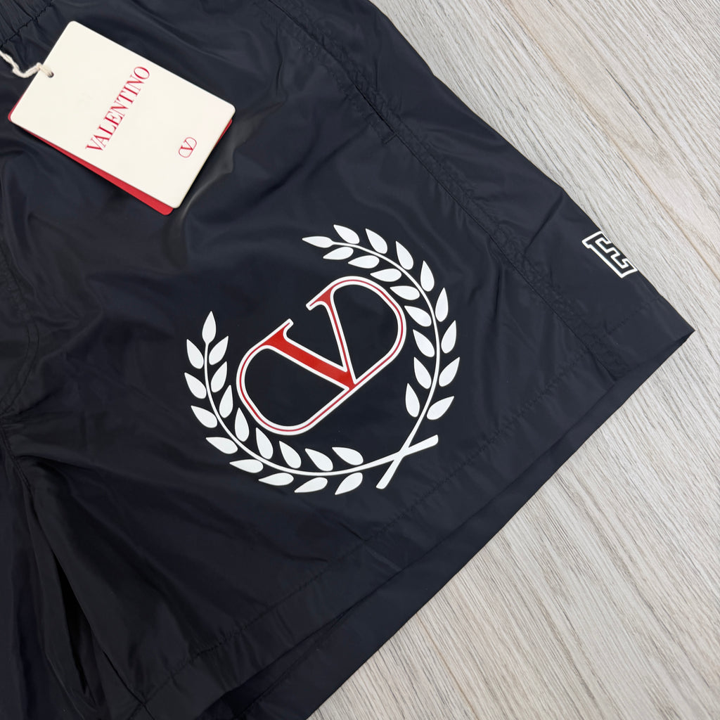 Valentino Men’s Black Swim Shorts