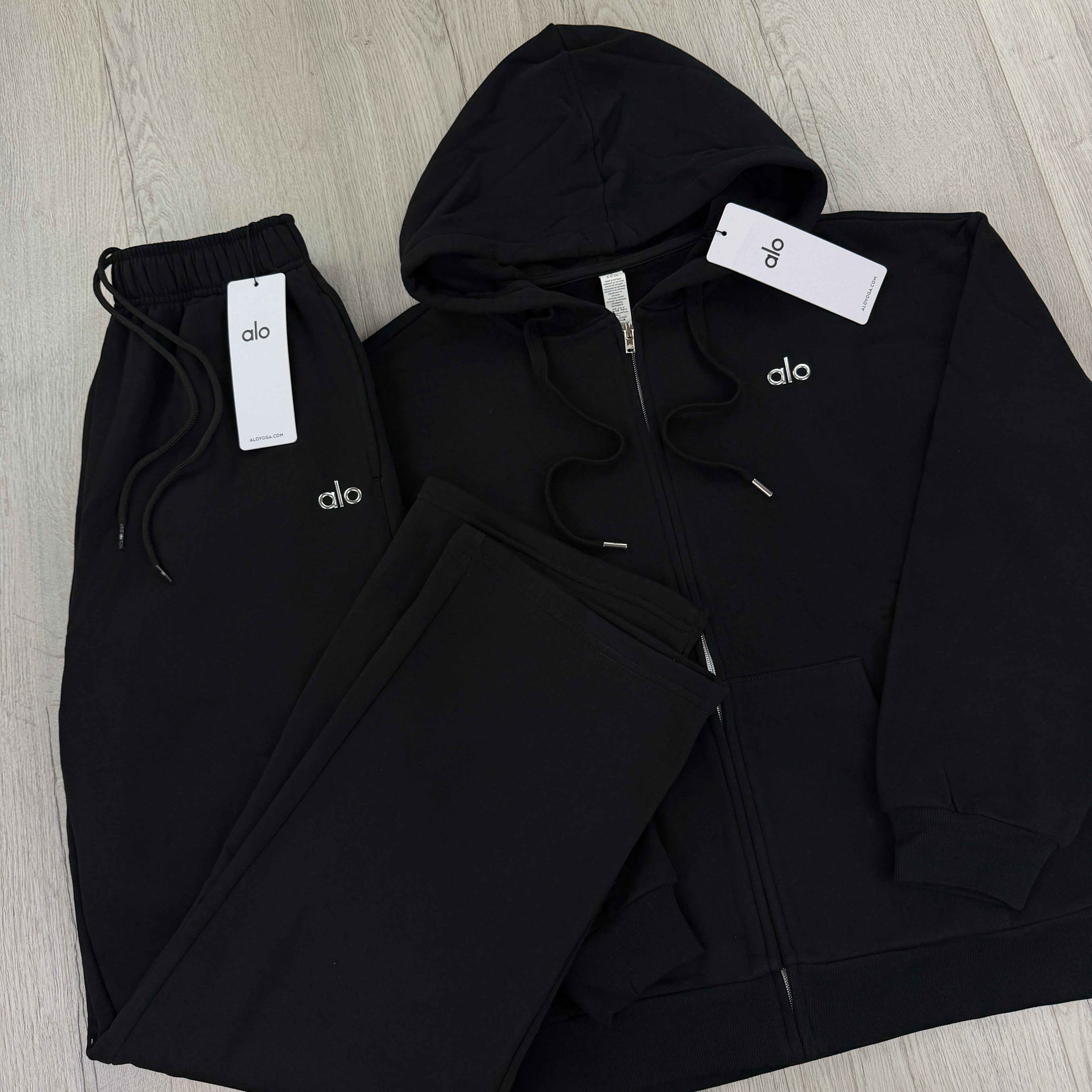 Alo Men’s Black Full Tracksuit