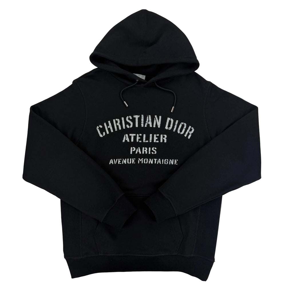 Christian Dior Men’s Black Pullover Hoodie - Medium