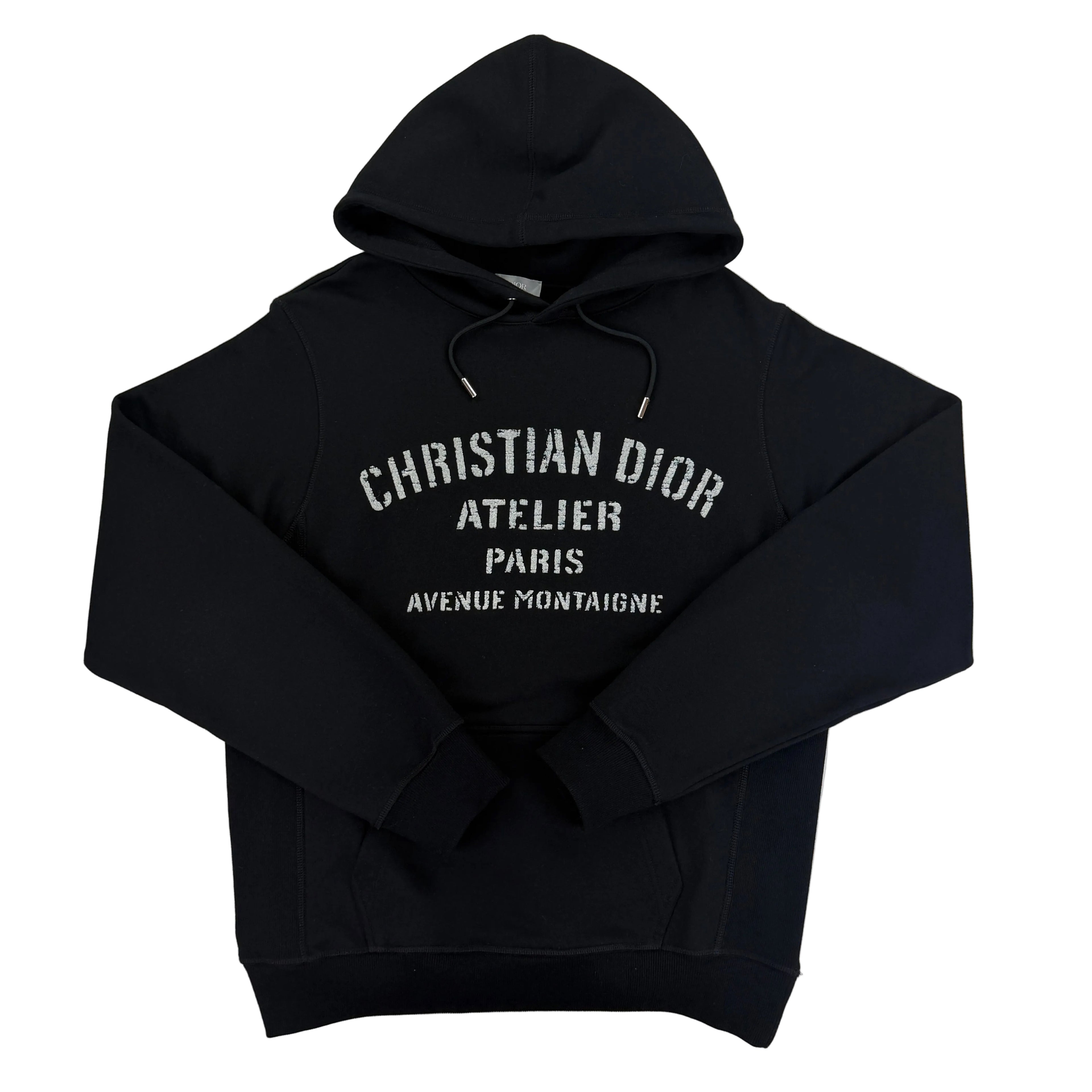 Christian Dior Men’s Black Pullover Hoodie - Medium