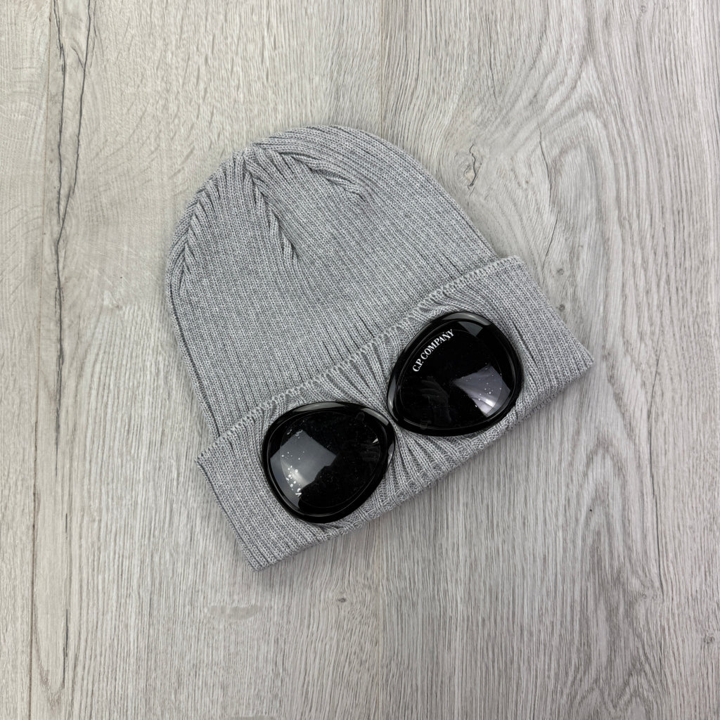 CP Company Men’s Grey Goggle Beanie