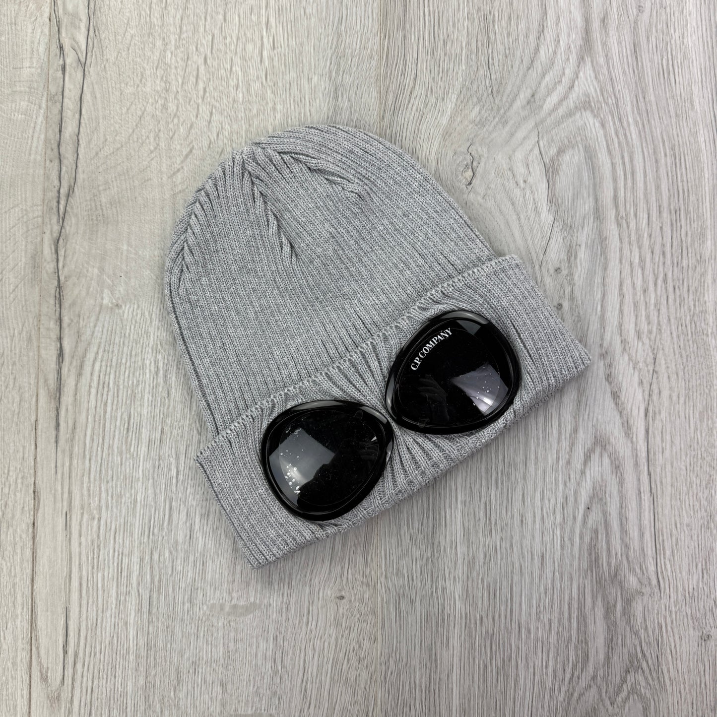 CP Company Men’s Grey Goggle Beanie