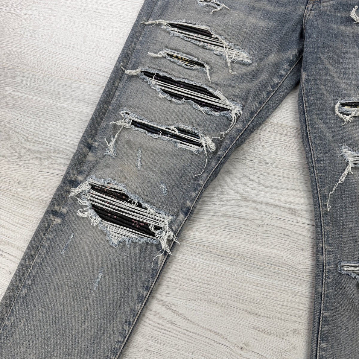 Amiri Men’s Light Blue Denim MX1 Jeans - Uk 33