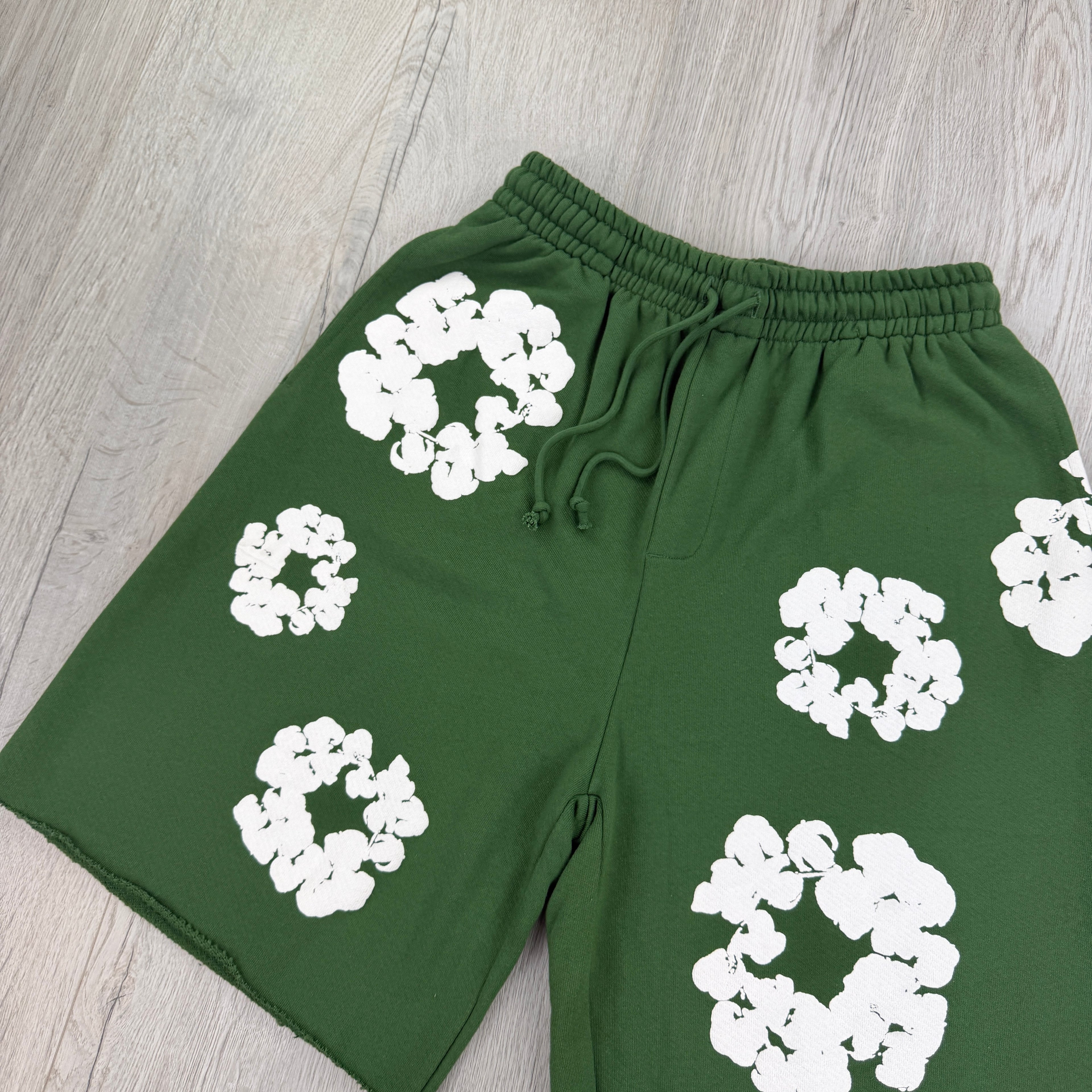 Denim Tears Men’s Green Shorts