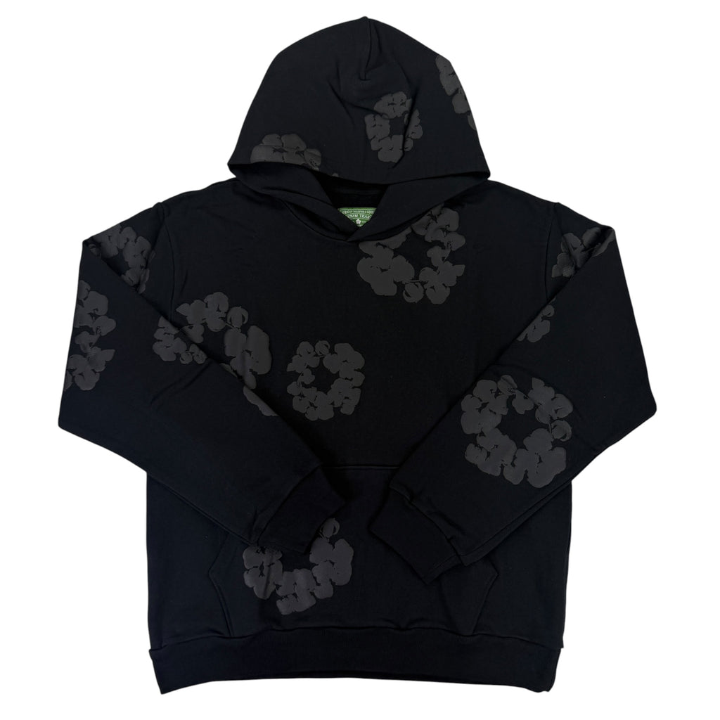 Denim Tears Men’s All Black Pullover Hoodie