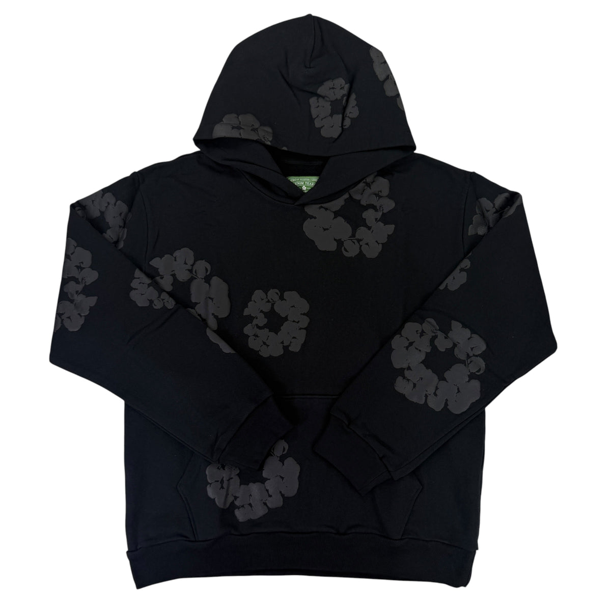 Denim Tears Men’s All Black Pullover Hoodie