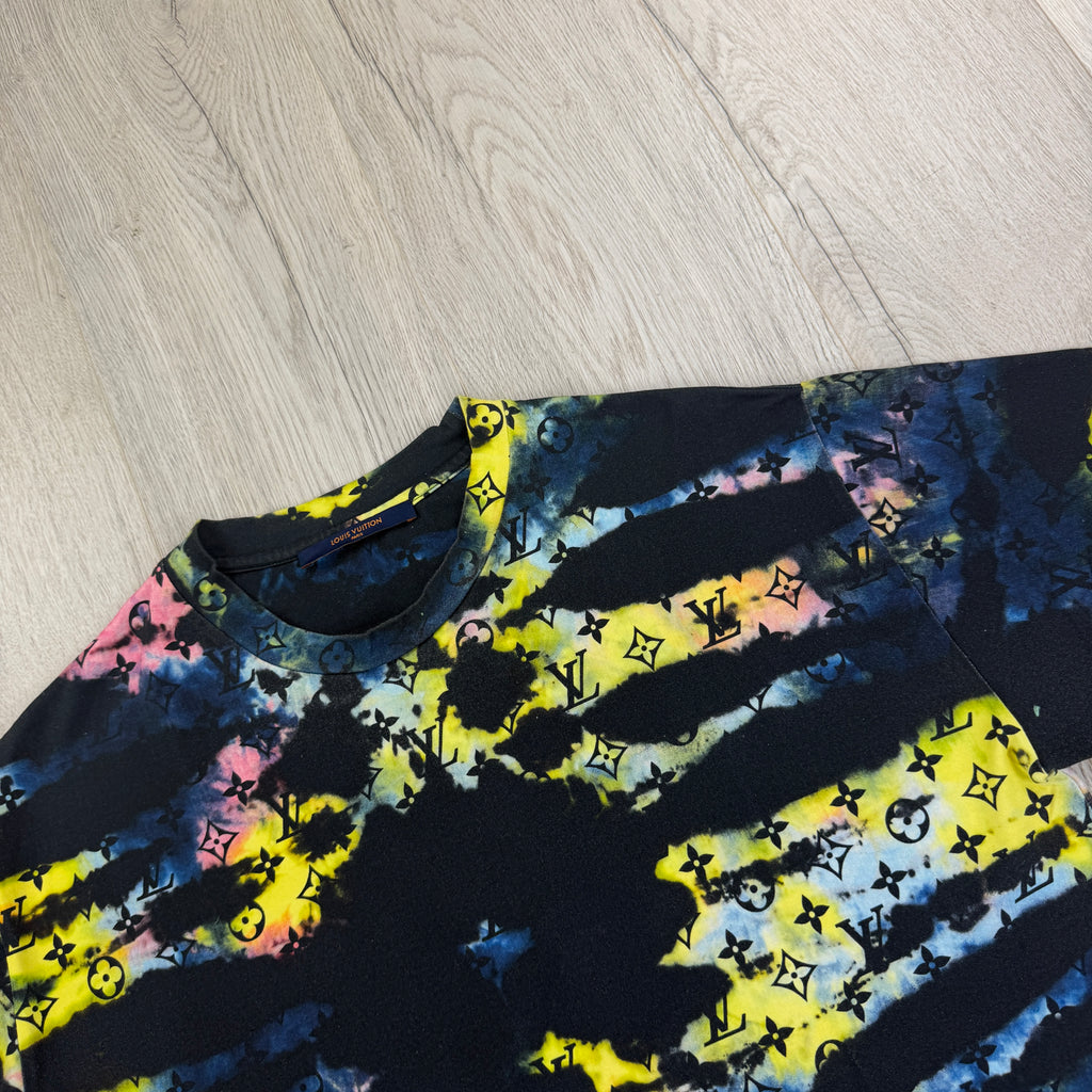 Louis Vuitton Men’s Monogram Tie Dye T-shirt - Medium