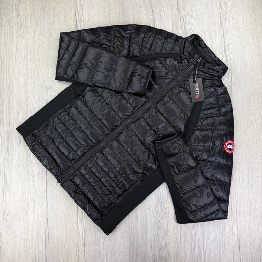 Canada Goose Men’s Black Zip-up Hybridge Jacket - XL