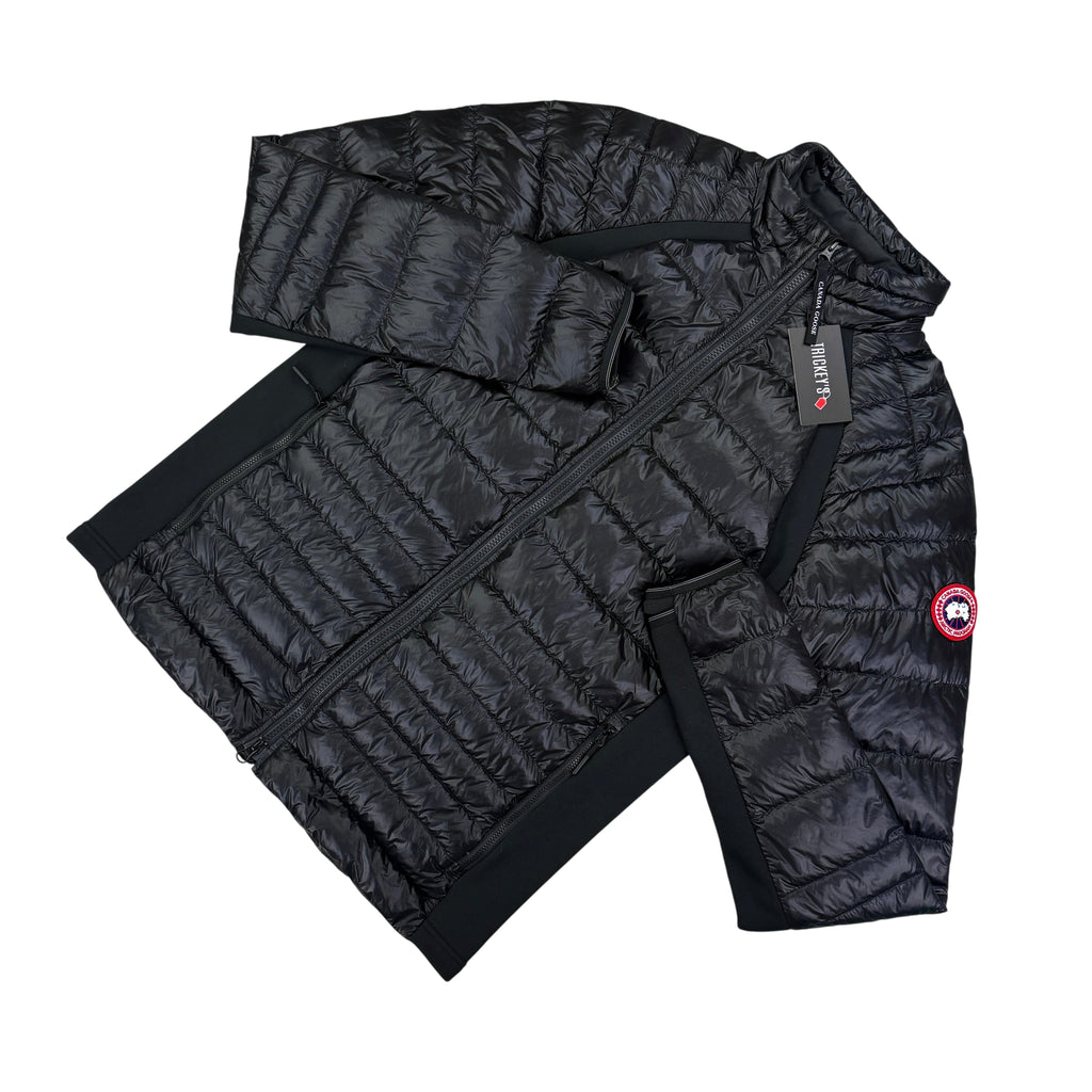 Canada Goose Men’s Black Zip-up Hybridge Jacket - XL