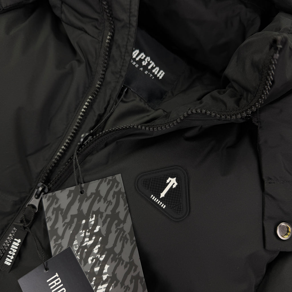 Trapstar Men’s Black AW 25 Irongate Arch Puffer Jacket