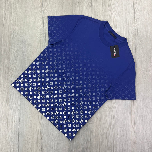 Louis Vuitton Men’s Royal Blue Gradient T-shirt - Medium Slim
