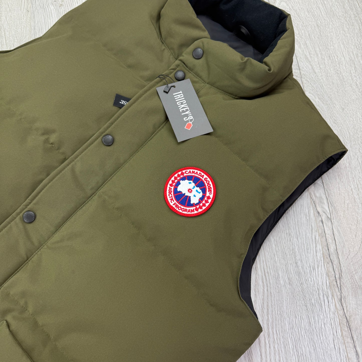 Canada Goose Men’s Khaki Freestyle Bodywarmer - Small