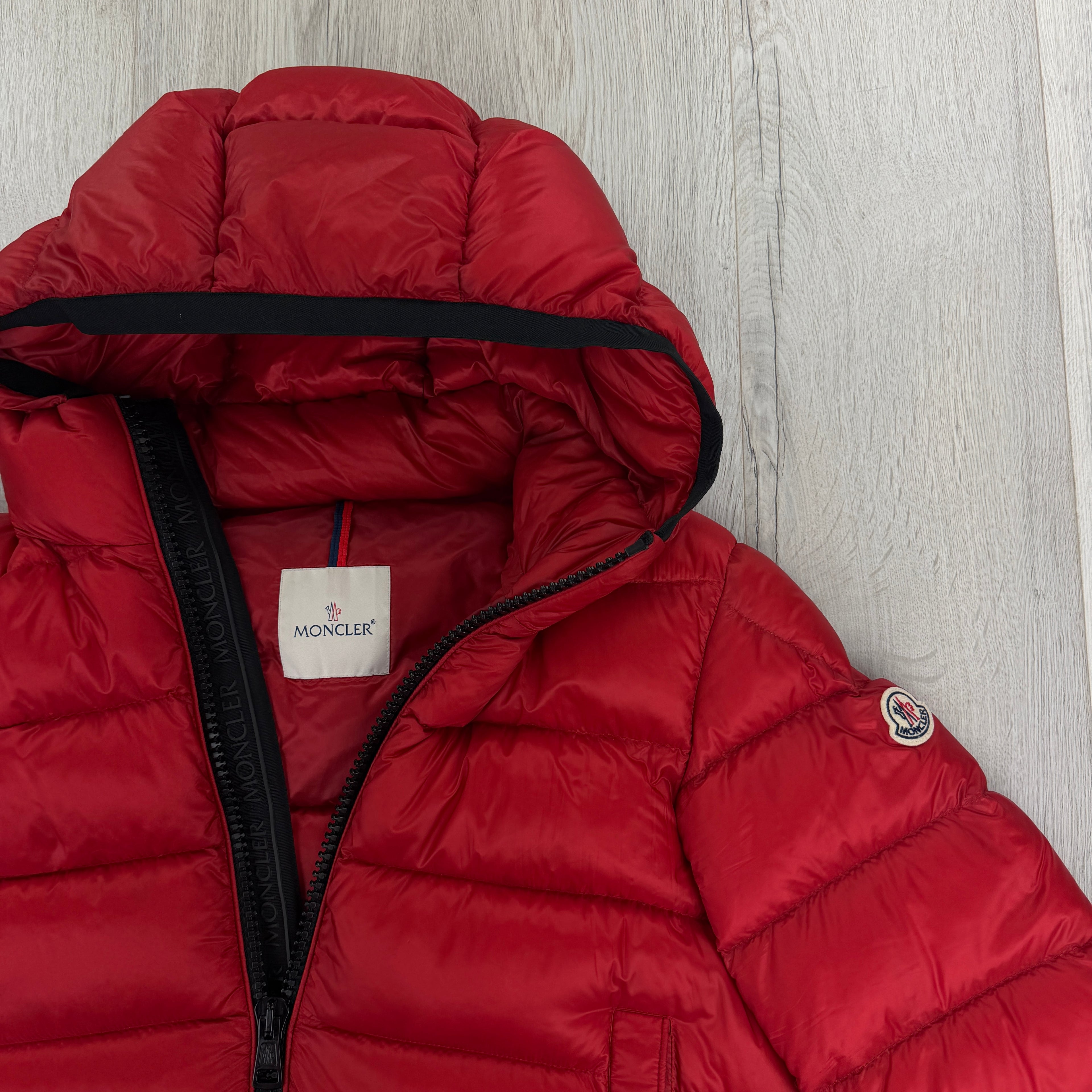 Moncler Myosotis Giubbotto Men’s Red Puffer Jacket - Size 3