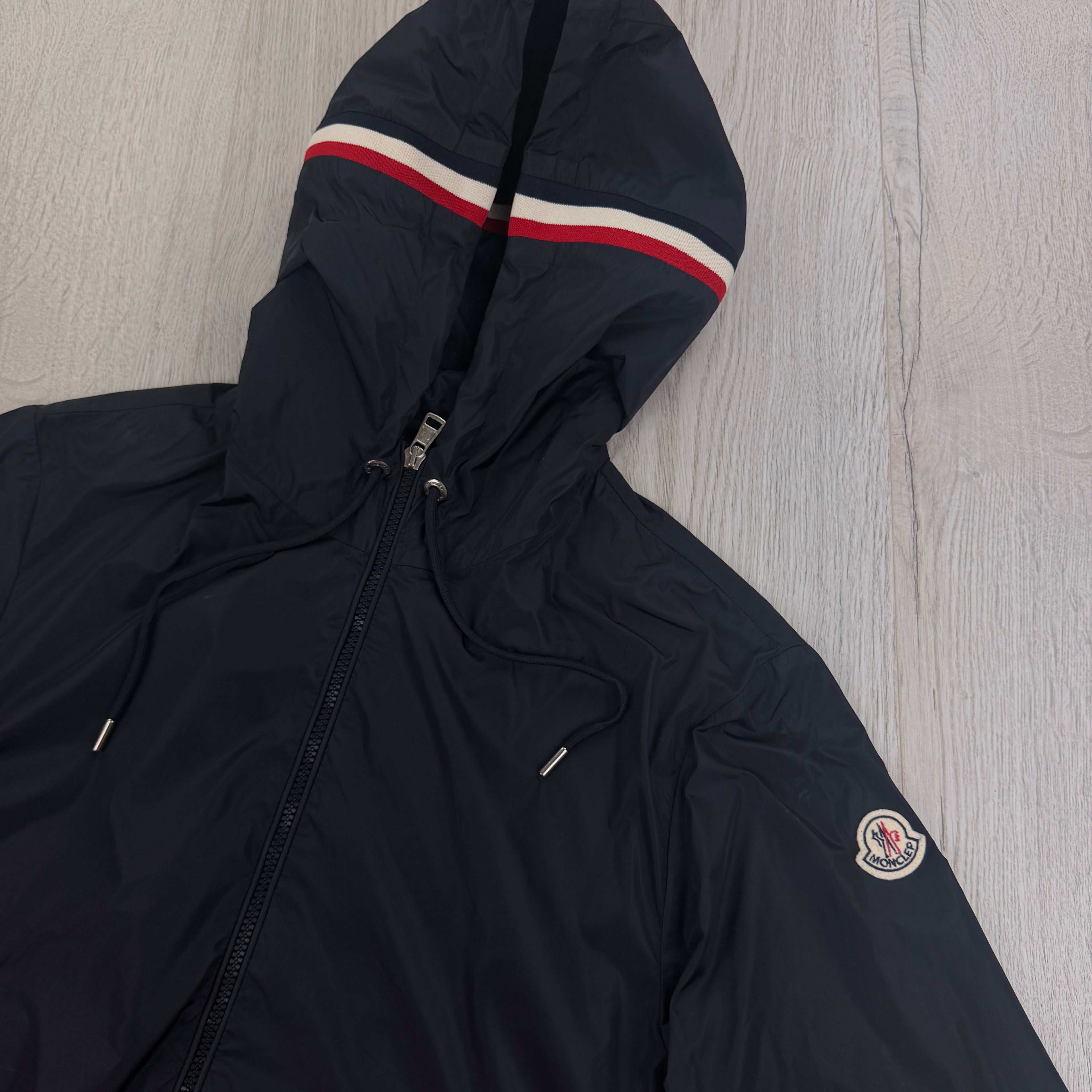 Moncler Men’s Navy Grimpeurs Zip-up  Windbreaker Jacket - Size 1