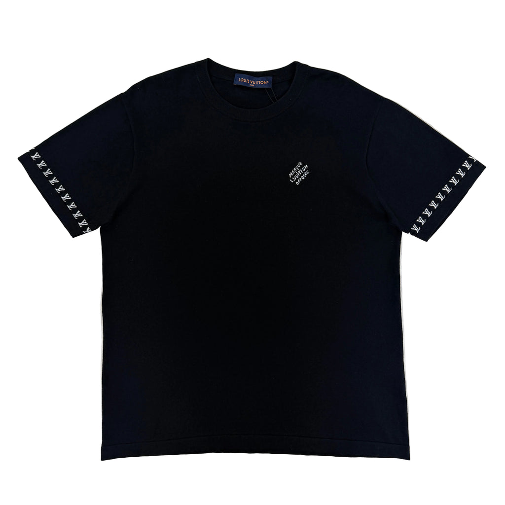 Louis Vuitton Men’s Black Cotton T-shirt - Large
