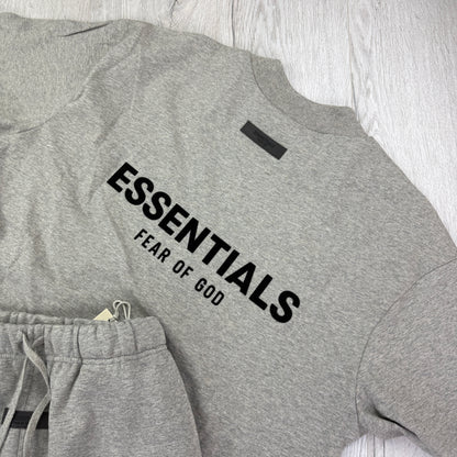 Essentials Men’s Dark Oat T shirt and Short Set