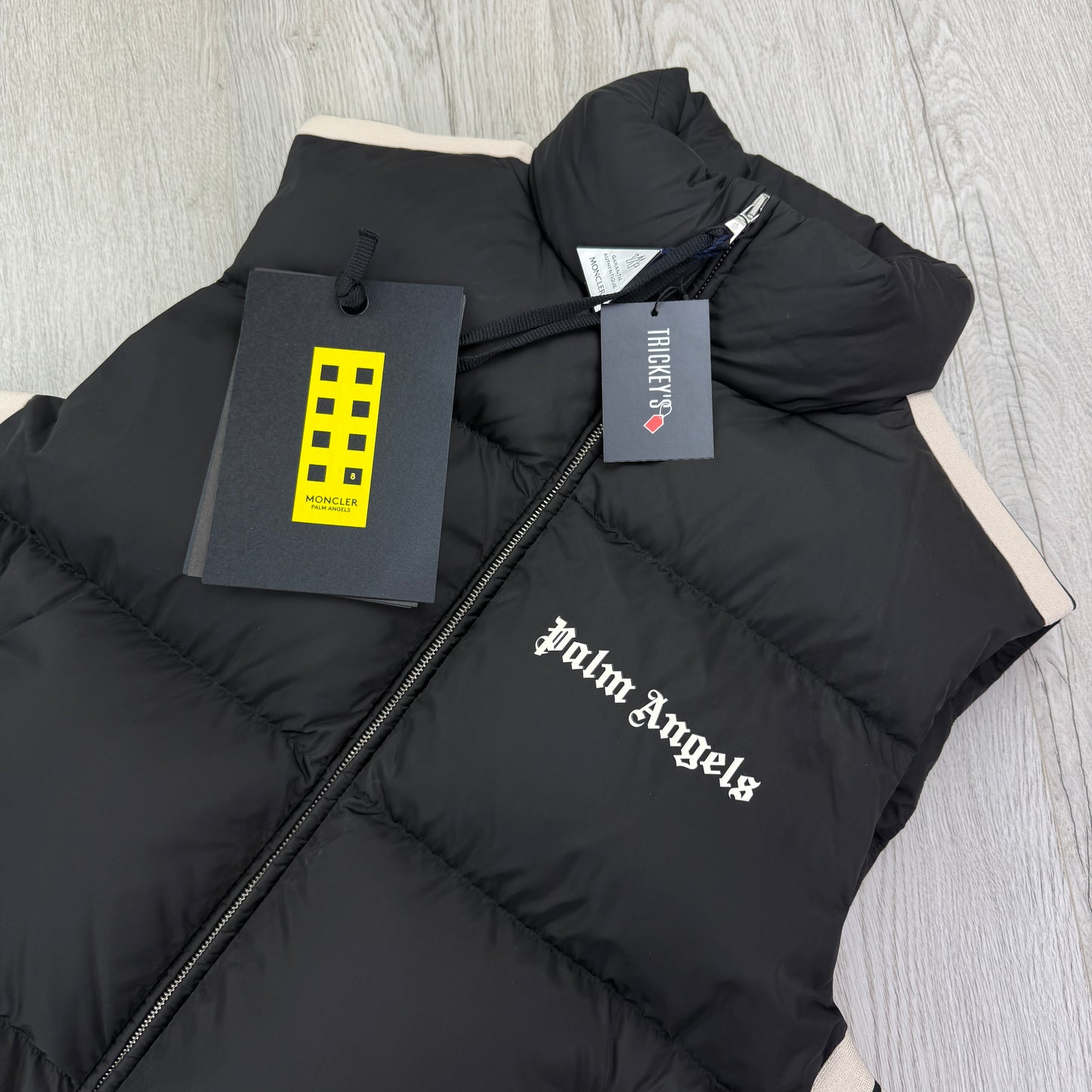 Moncler x Palm Angels Men’s Black Down Gilet - Size 2