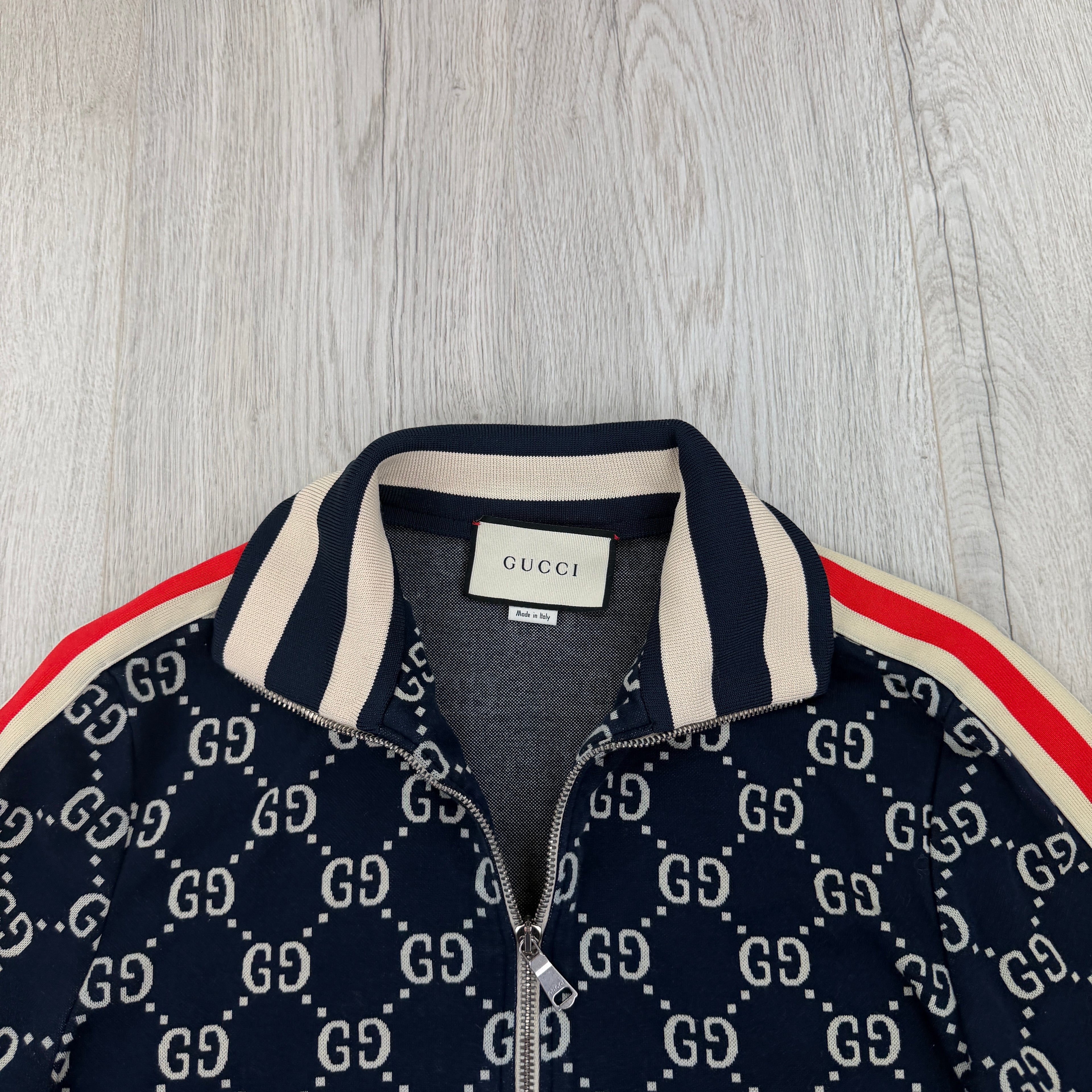 Gucci Men’s Zip-up GG Interlocking Full Tracksuit - Small Fit