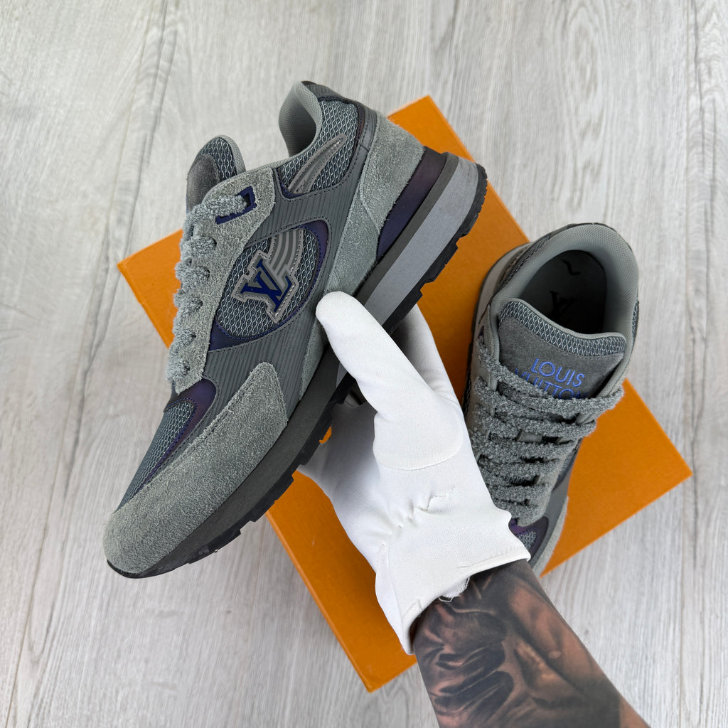 Louis Vuitton Men’s Grey Run Away Trainers - Uk 8 (Fit Uk 8.5)