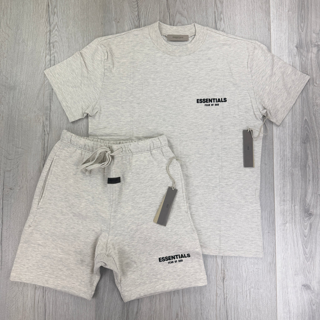 Essentials Men’s Light Oat T-shirt & Short Set